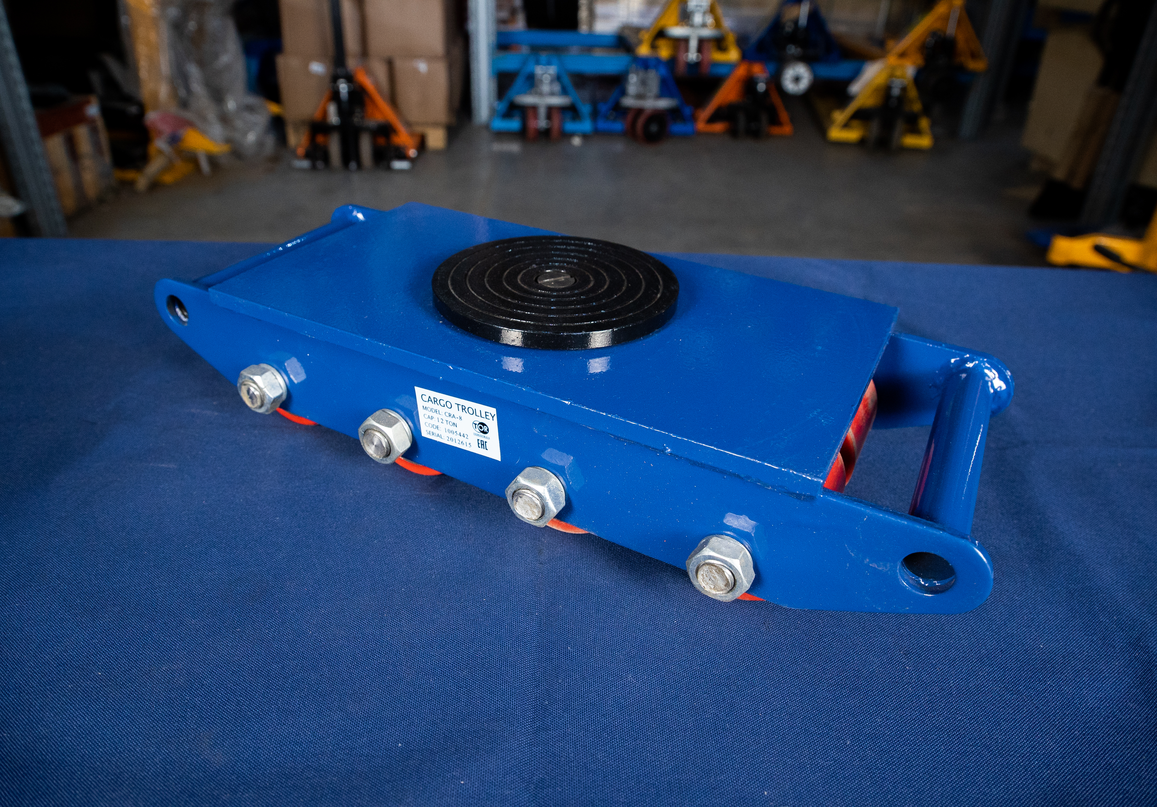 Роликовая платформа поворотная TOR CRA-8 г/п 12 т (без ручки) - фото