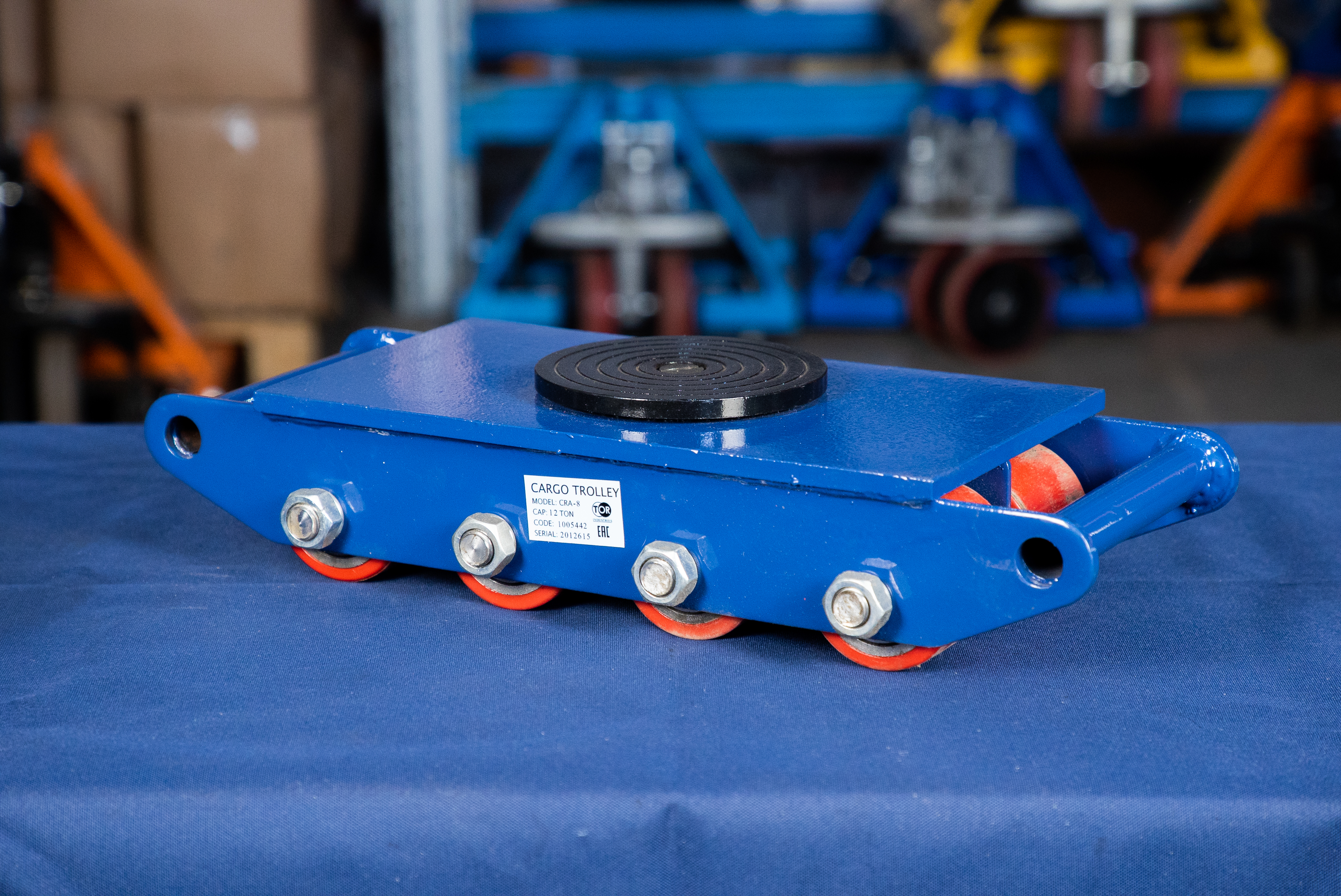 Роликовая платформа поворотная TOR CRA-8 г/п 12 т (без ручки) - фото