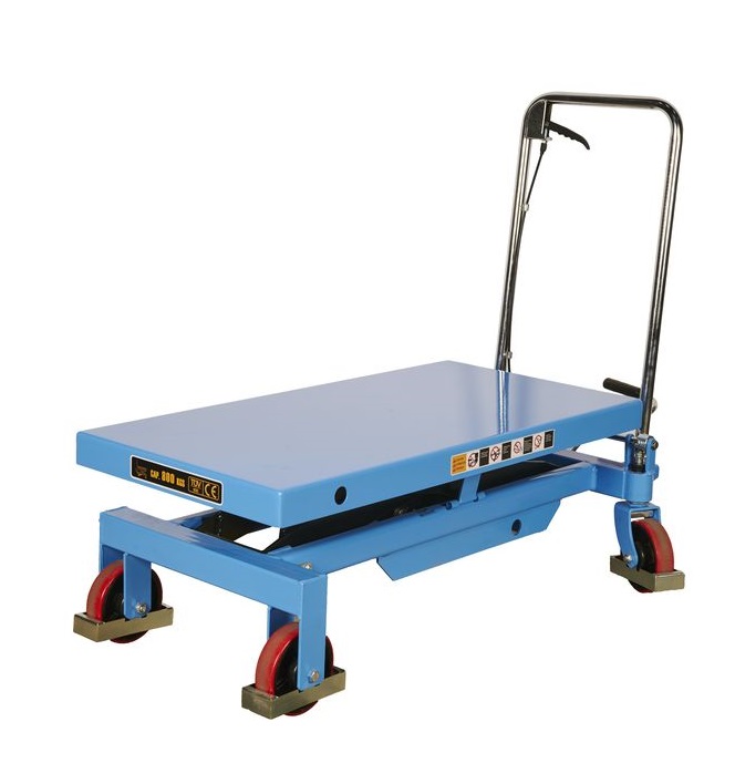 Стол подъемный передвижной 800 кг 415-1000 мм (1016х510 мм) TOR PT800A