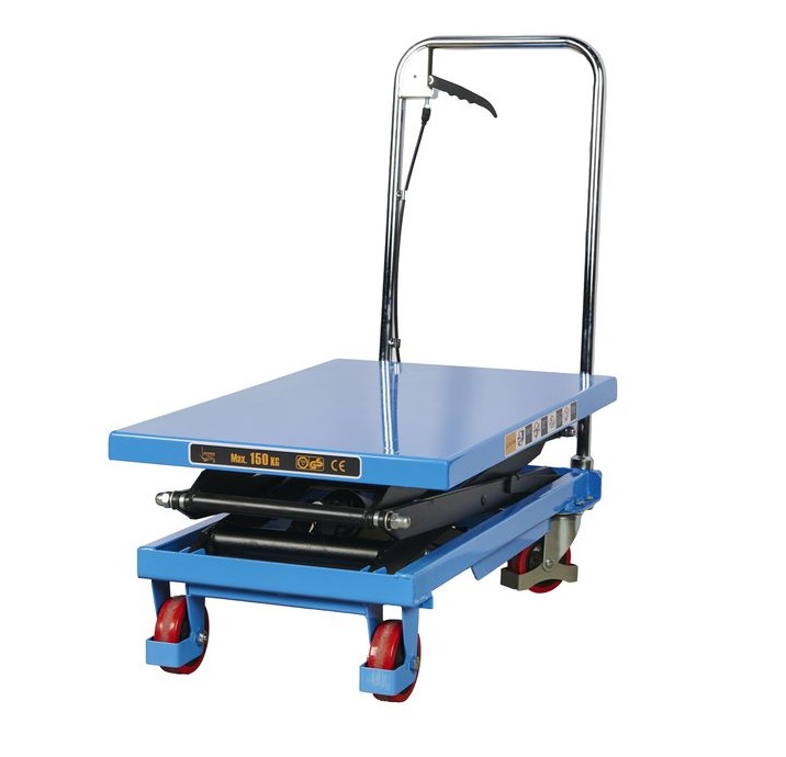 Стол подъемный передвижной 150 кг 302-1260 мм (700х450 мм) TOR PTS150