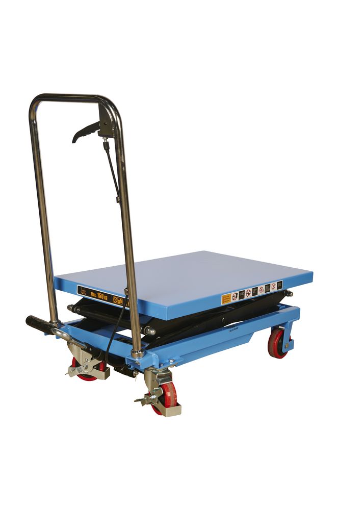 Стол подъемный передвижной 150 кг 302-1260 мм (700х450 мм) TOR PTS150 - фото