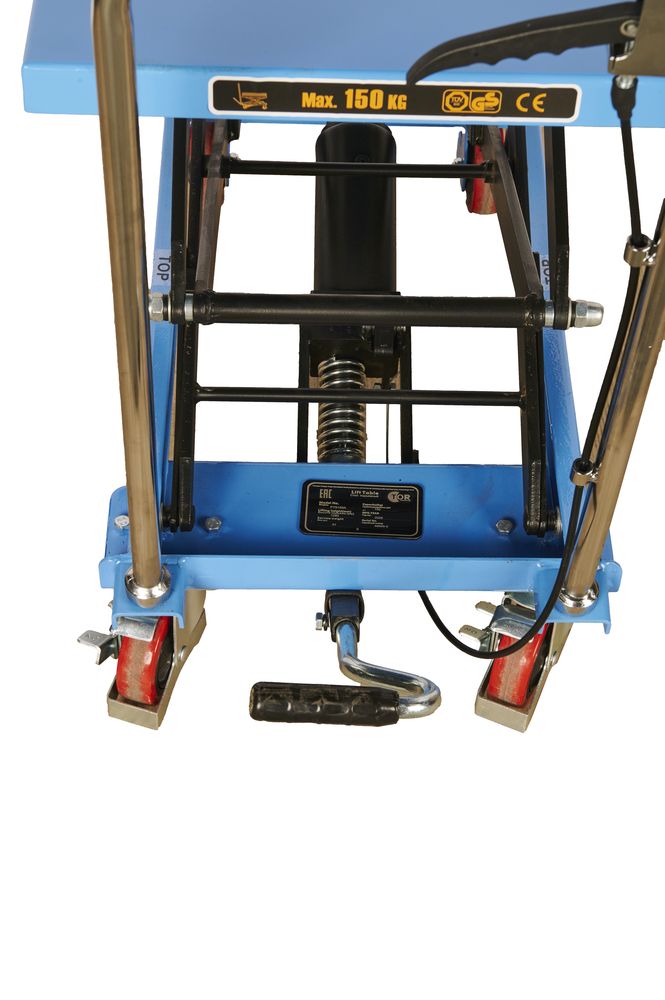 Стол подъемный передвижной 150 кг 302-1260 мм (700х450 мм) TOR PTS150 - фото