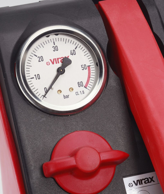 Ручной опрессовщик VIRAX 10л, 50 бар - фото