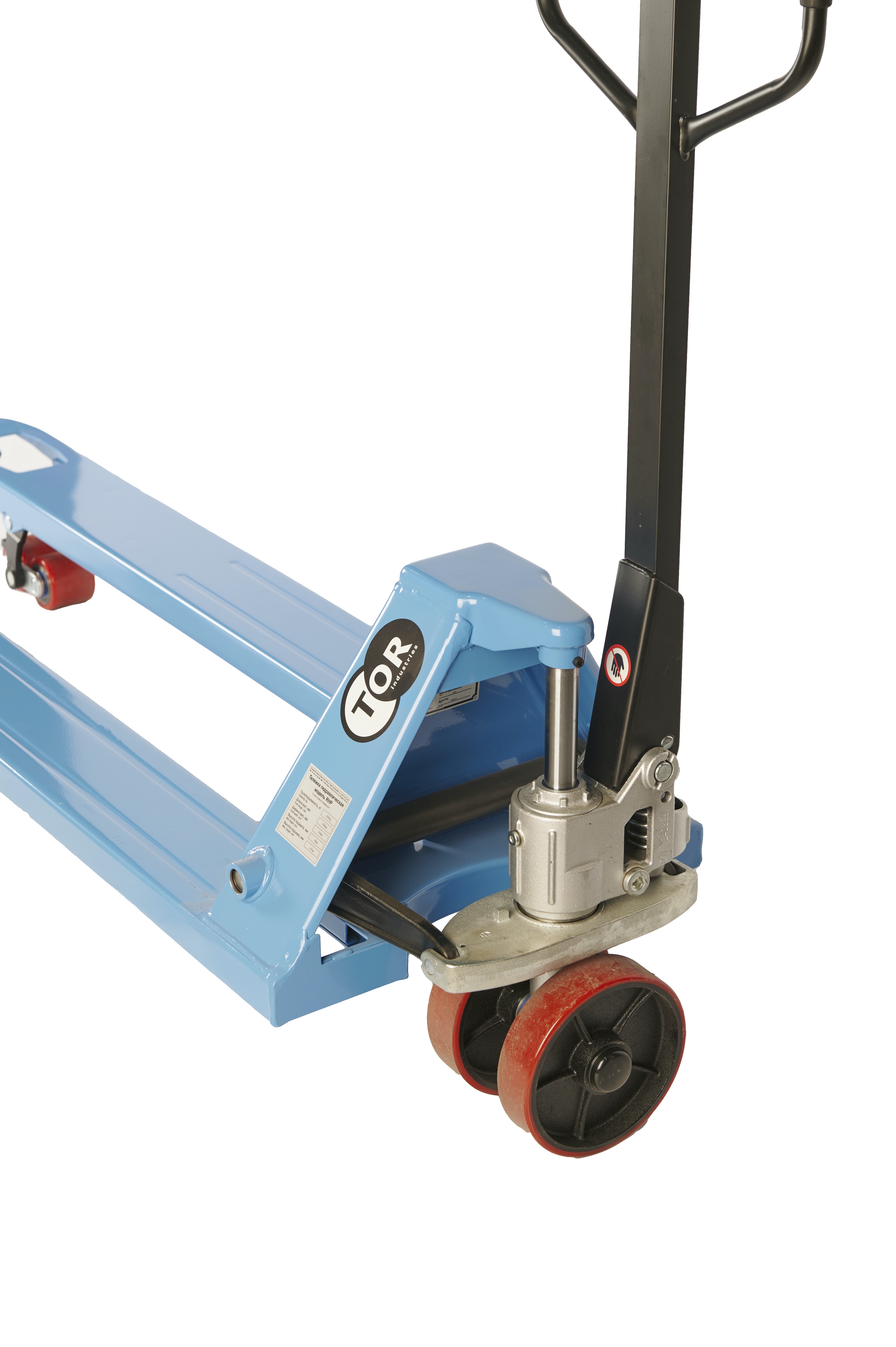 Тележка гидравлическая 2500 кг 1500 мм полиуретановые колеса TOR RHP(BF) PRO - фото