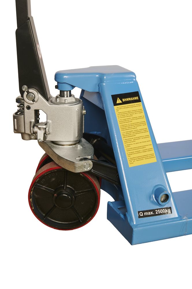 Тележка гидравлическая 2500 кг 1800 мм полиуретановые колеса TOR RHP(BF) PRO - фото