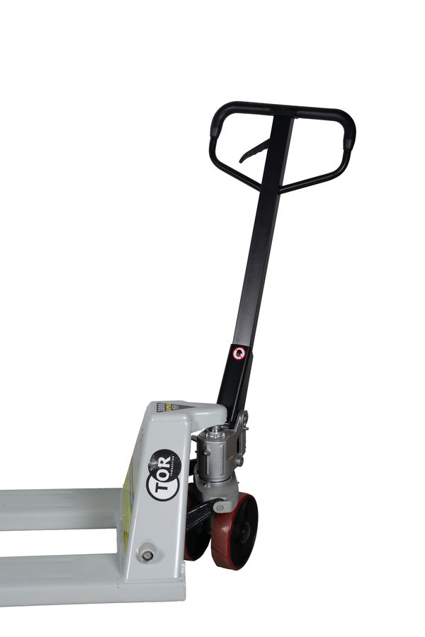 Тележка гидравлическая 3000 кг 1150 мм полиуретановые колеса TOR RHP(BF) PRO - фото