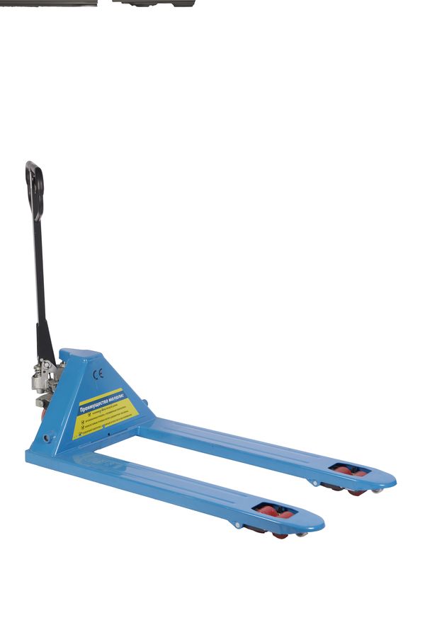 Тележка гидравлическая широковильная 2500 кг 1220х685 мм полиуретановые колеса TOR RHP(BF) PRO - фото