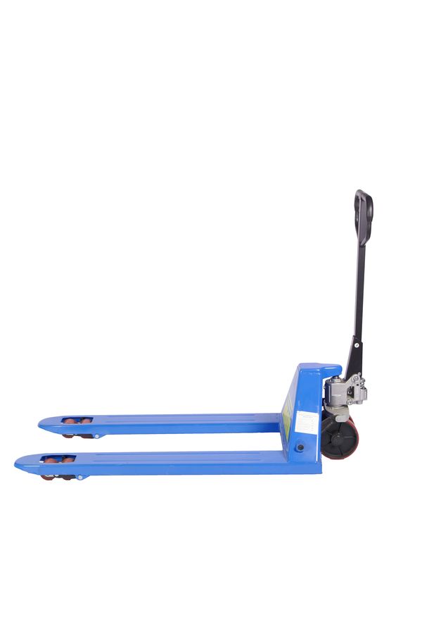 Тележка гидравлическая широковильная 2500 кг 1220х685 мм полиуретановые колеса TOR RHP(BF) PRO - фото