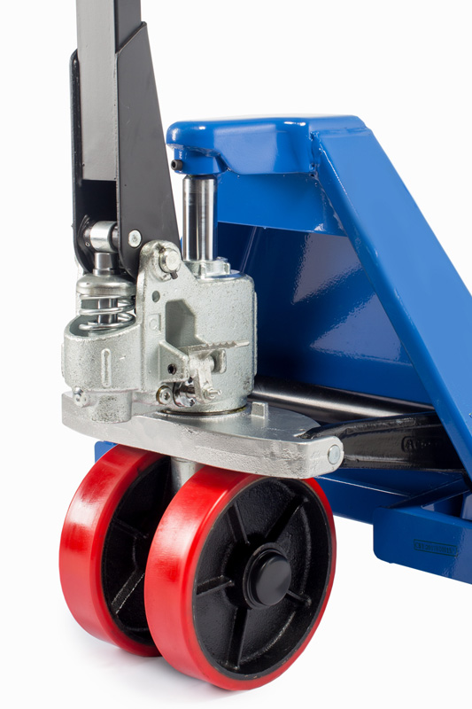 Тележка гидравлическая TOR RHP 2500 кг 1150 мм колеса полиуретан - фото