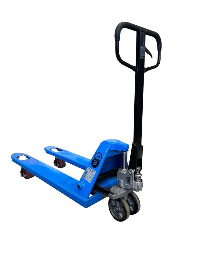 Тележка гидравлическая TOR RHP 2500 кг 1150 мм колеса резиновые - фото