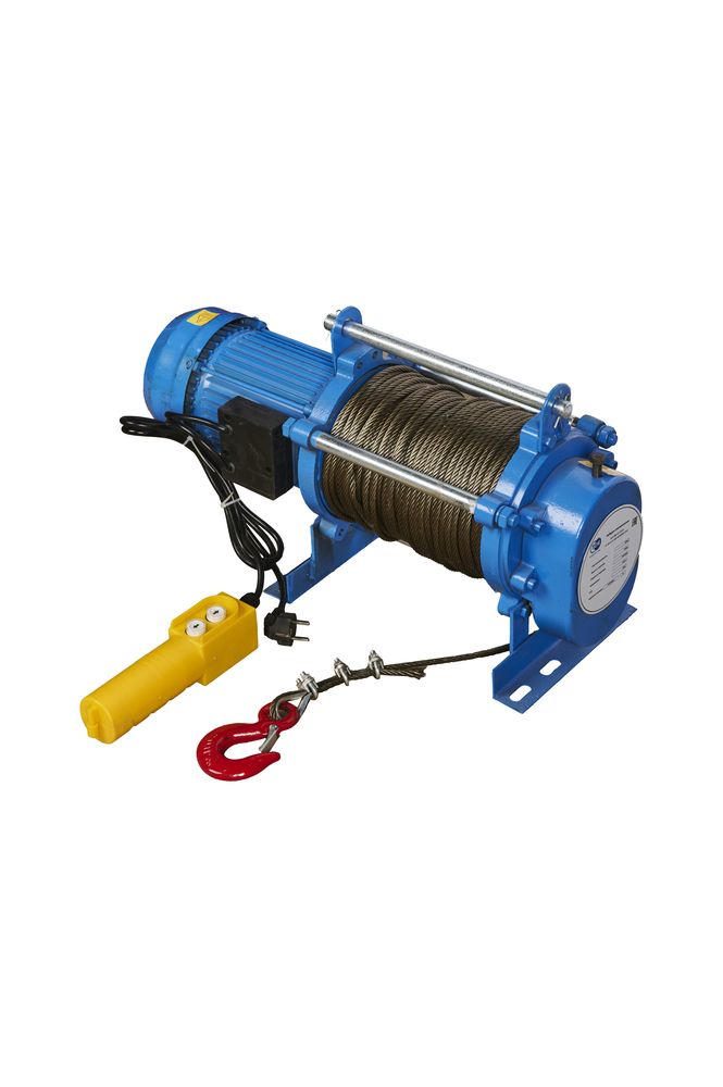 Лебедка электрическая 500 кг 100 м с канатом 220 В TOR KCD - фото