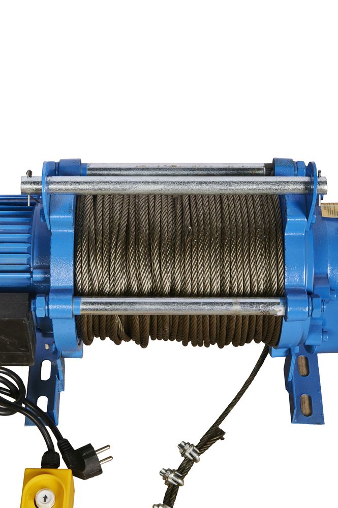 Лебедка электрическая 500 кг 100 м с канатом 220 В TOR KCD - фото