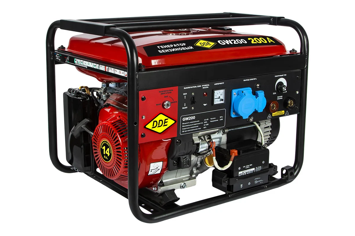Генератор сварочный бензиновый DDE GW200