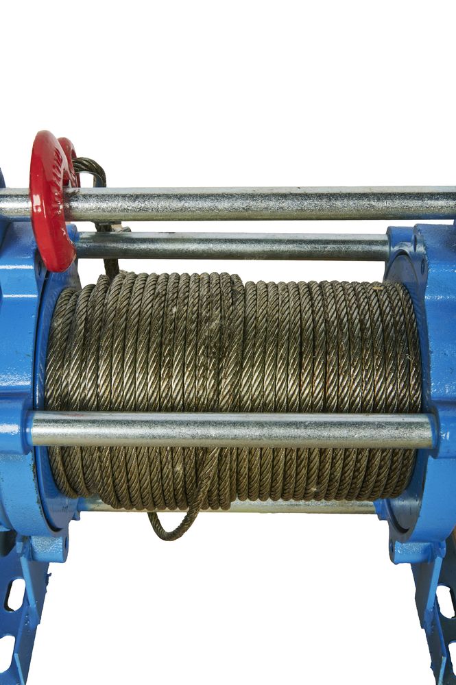 Лебедка электрическая 500 кг 70 м с канатом 220 В TOR KCD - фото