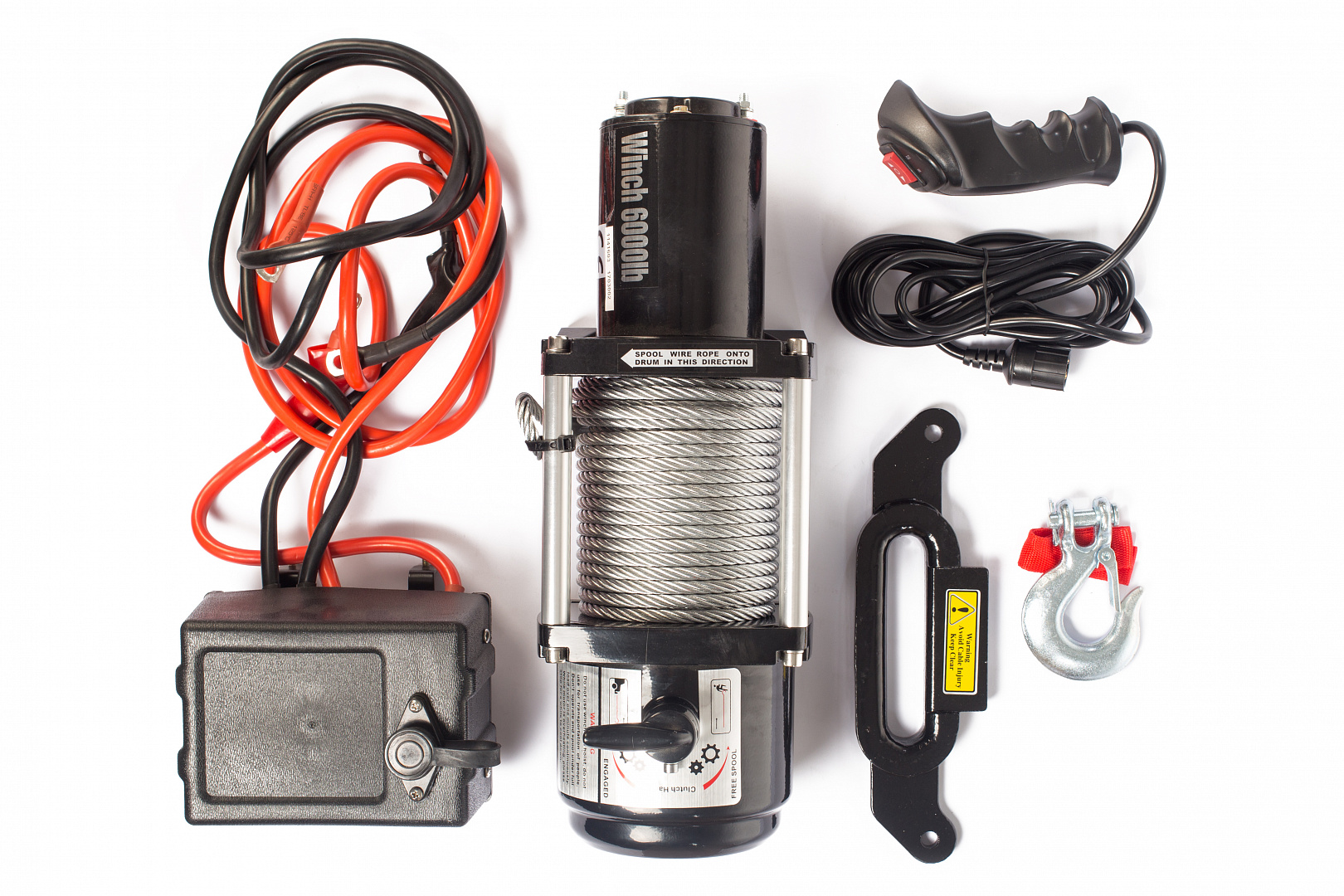 Лебедка автомобильная TOR 12 V P6000