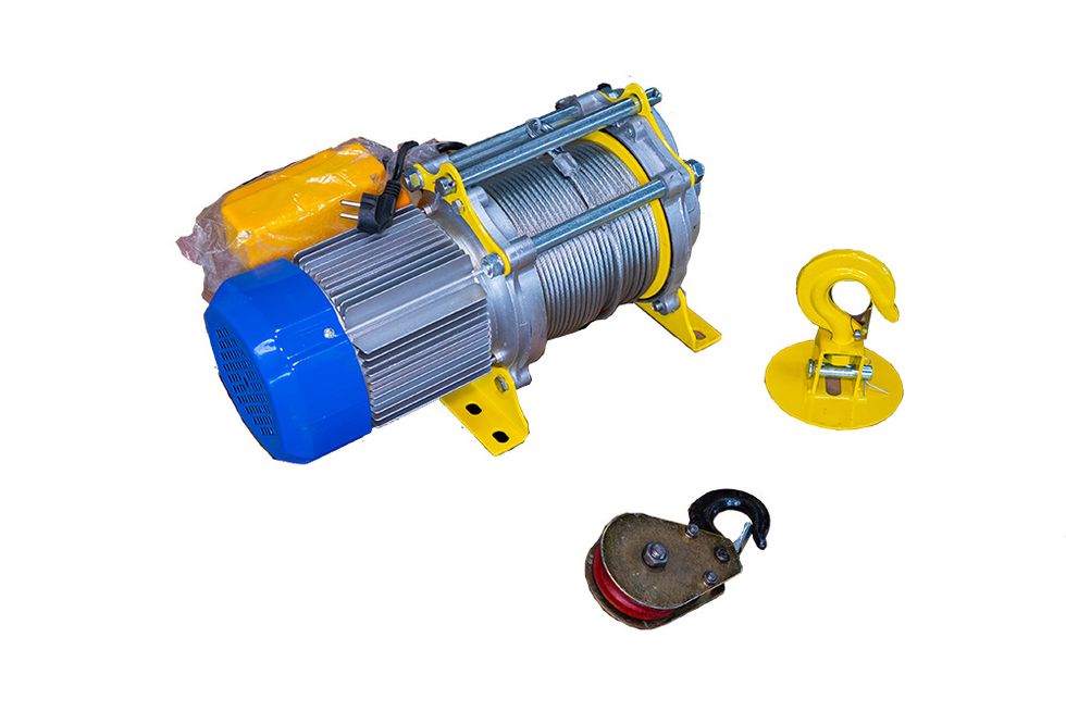 Лебедка TOR CD-300/600-A 220В с канатом 60 м 24 м/мин