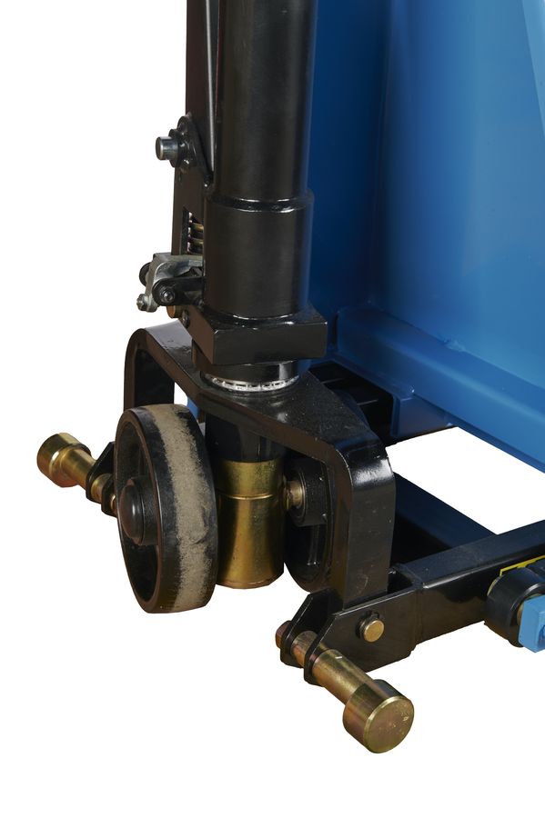 Тележка гидравлическая с ножничным подъемом 1500 кг 1150 мм 85-800мм полиуретановые колеса TOR HLS1500Q PRO - фото