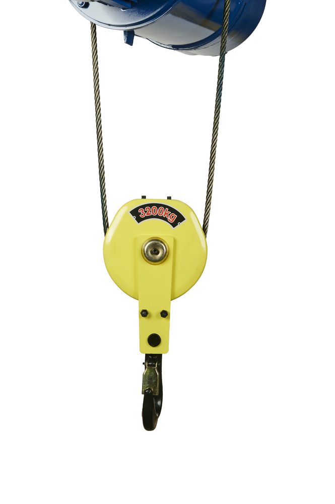 Таль передвижная 3,2 т 6 м 380 В электрическая канатная TOR CD - фото