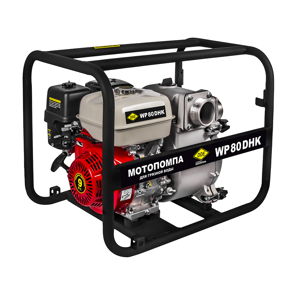 Мотопомпа бензиновая DDE WP 100 DH
