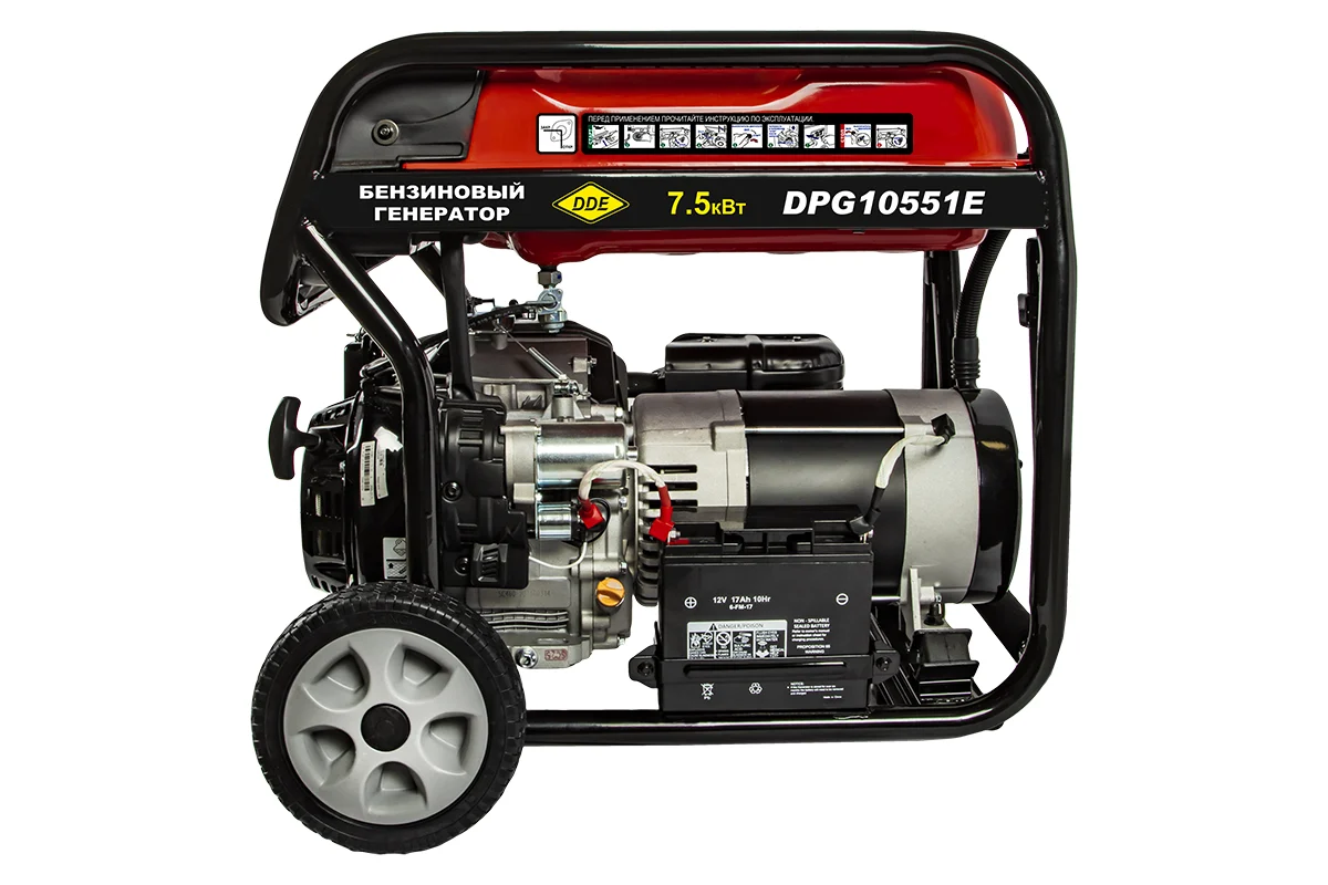 Генератор бензиновый DDE DPG10551E - фото
