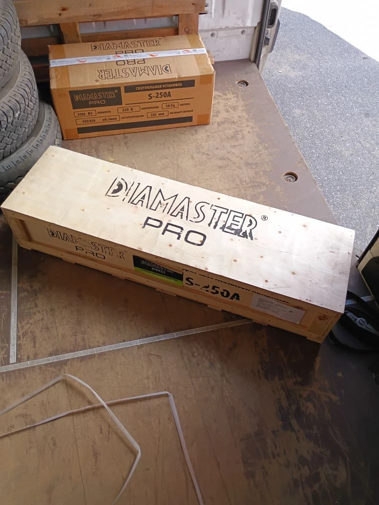 Установка алмазного бурения Diamaster Pro S 250А + станина D-255A - фото