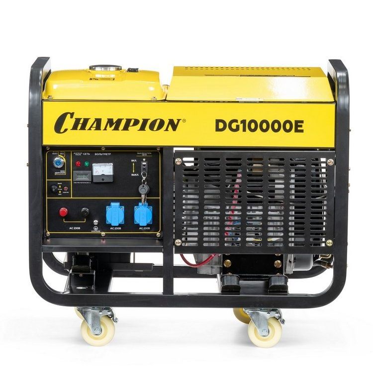 Электрогенератор дизельный Champion DG10000E - фото