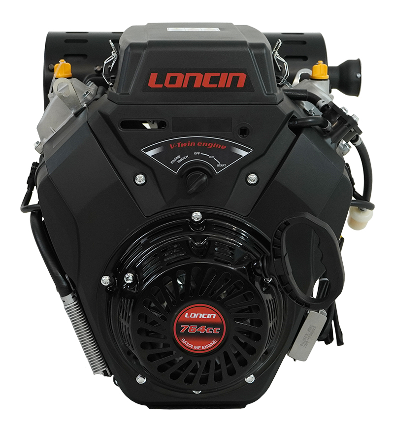 Двигатель Loncin LC2V80FD (H type) V-образн,764 см куб, D25 мм,20А (тросовое управление)