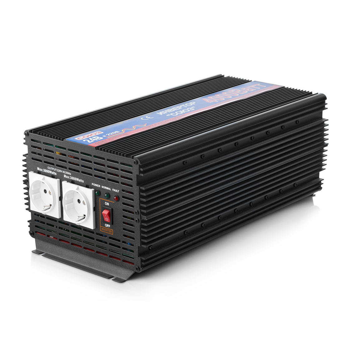 Инвертор автомобильный Союз PI-4000W 24V
