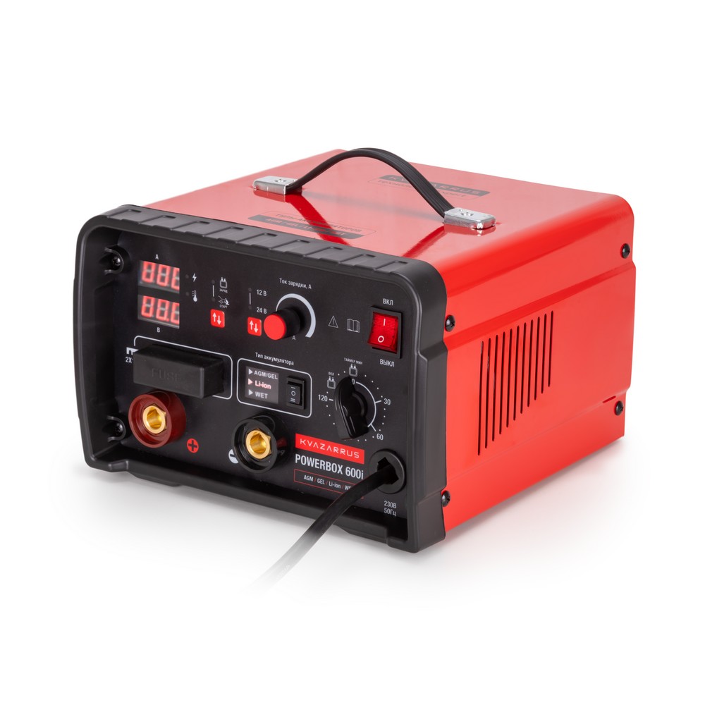 Пуско-зарядное устройство KVAZARRUS PowerBox 600i, пластиковый кейс - фото