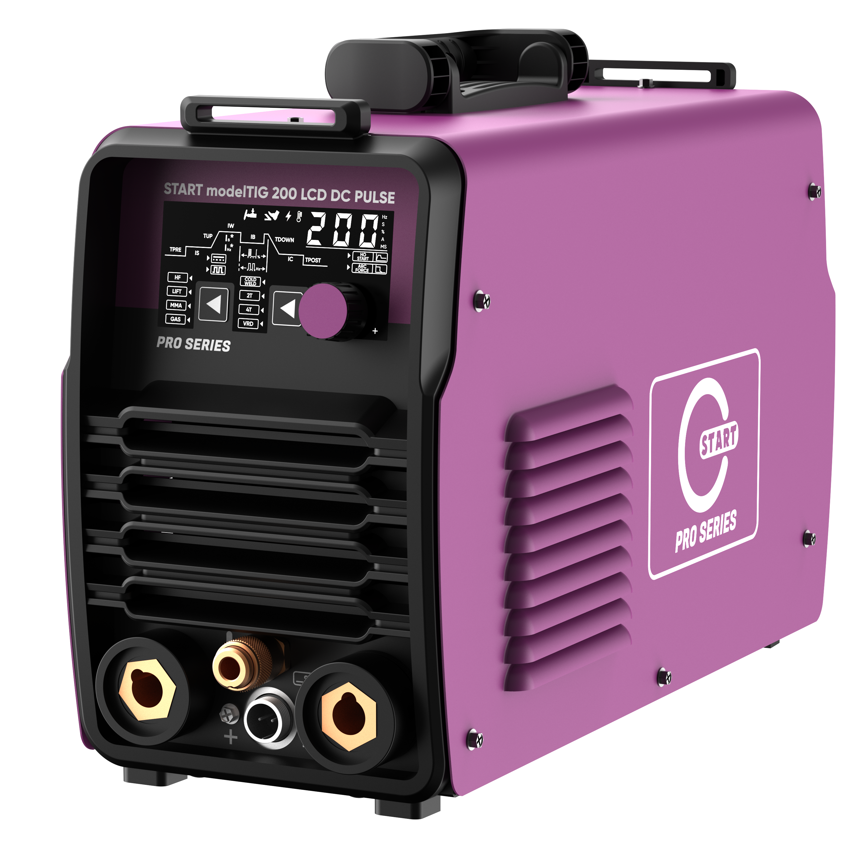 Аппарат аргонодуговой сварки START modelTIG 200 LCD DC PULSE 3W200PL