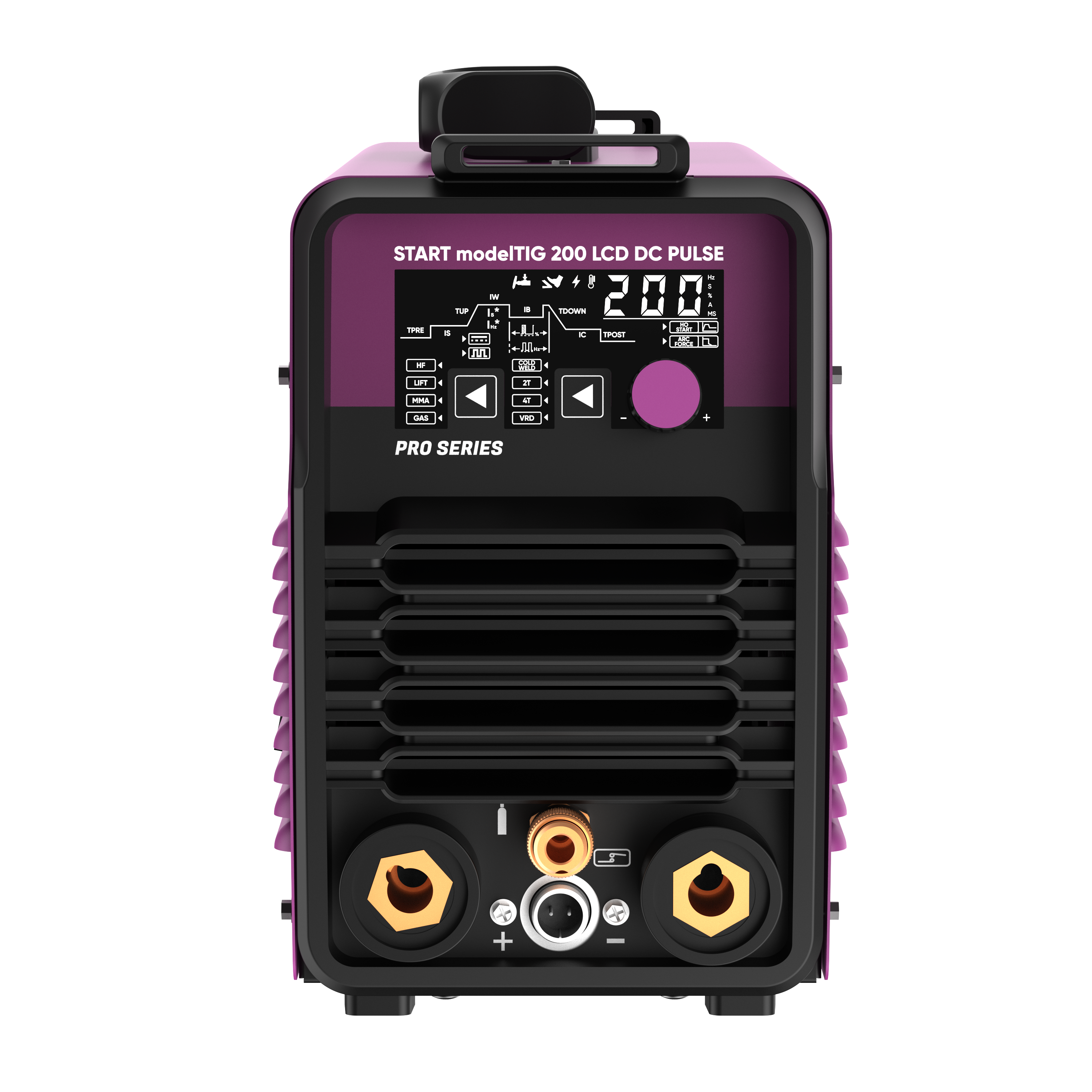 Аппарат аргонодуговой сварки START modelTIG 200 LCD DC PULSE 3W200PL - фото