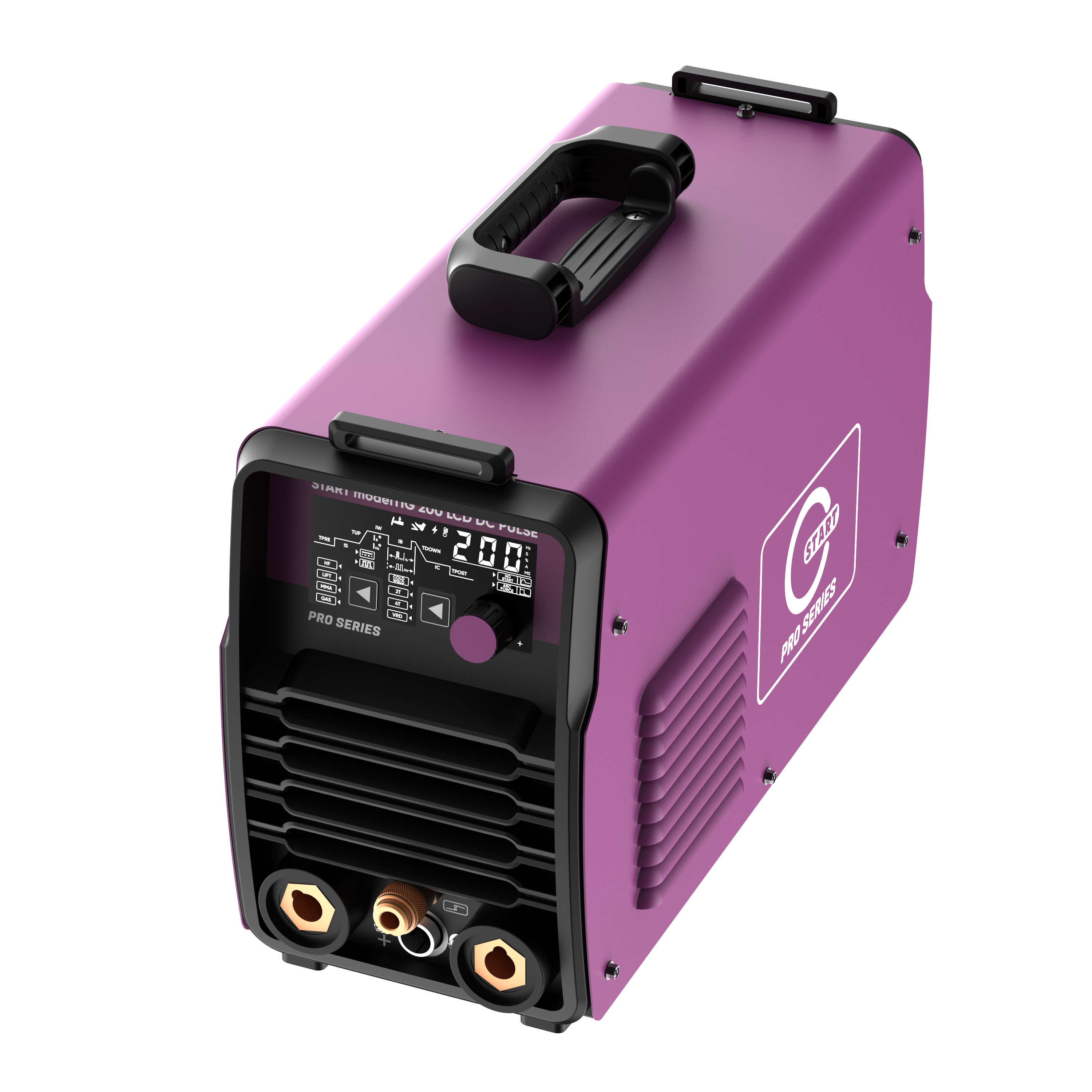 Аппарат аргонодуговой сварки START modelTIG 200 LCD DC PULSE 3W200PL - фото