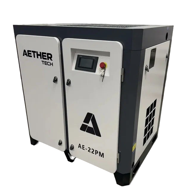 Компрессор винтовой Aether Tech АЕ 22 РМ с частотным преобразователем