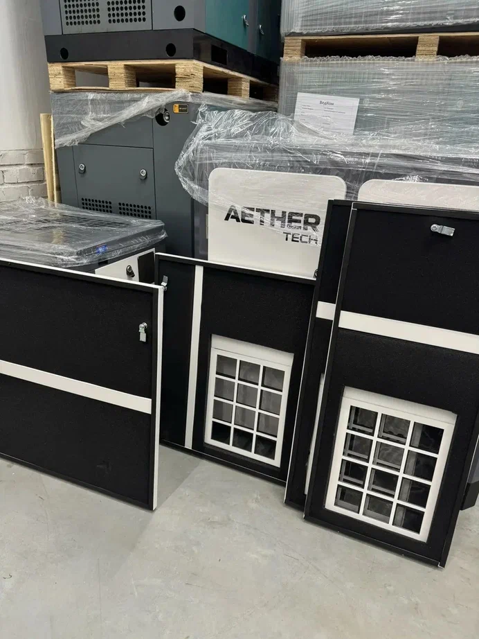 Компрессор винтовой Aether Tech АЕ 37 РМ с частотным преобразователем - фото