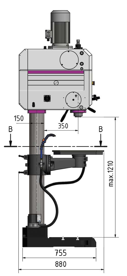 Станок сверлильный Optimum OPTIdrill DH45GE - фото