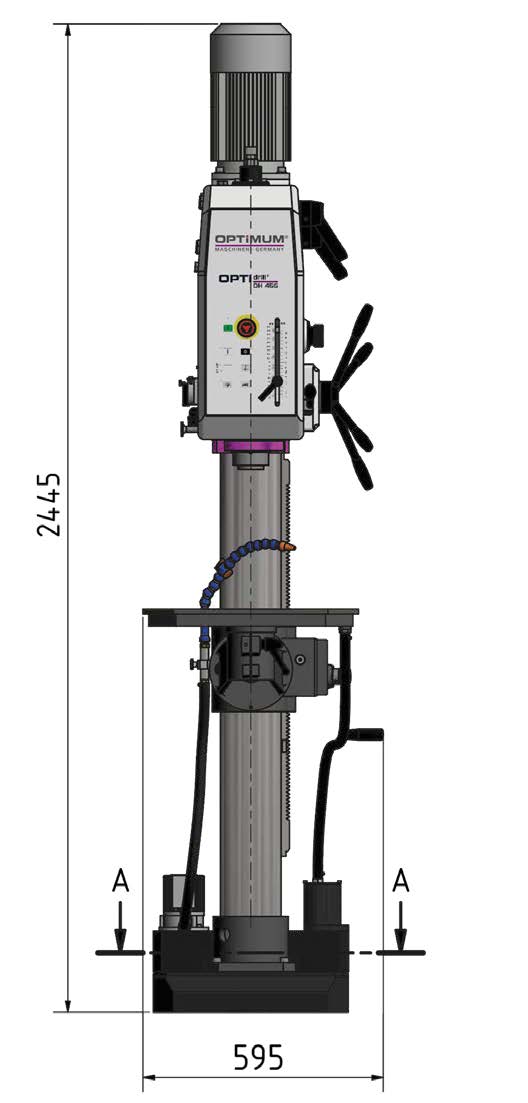 Станок сверлильный Optimum OPTIdrill DH45GE - фото