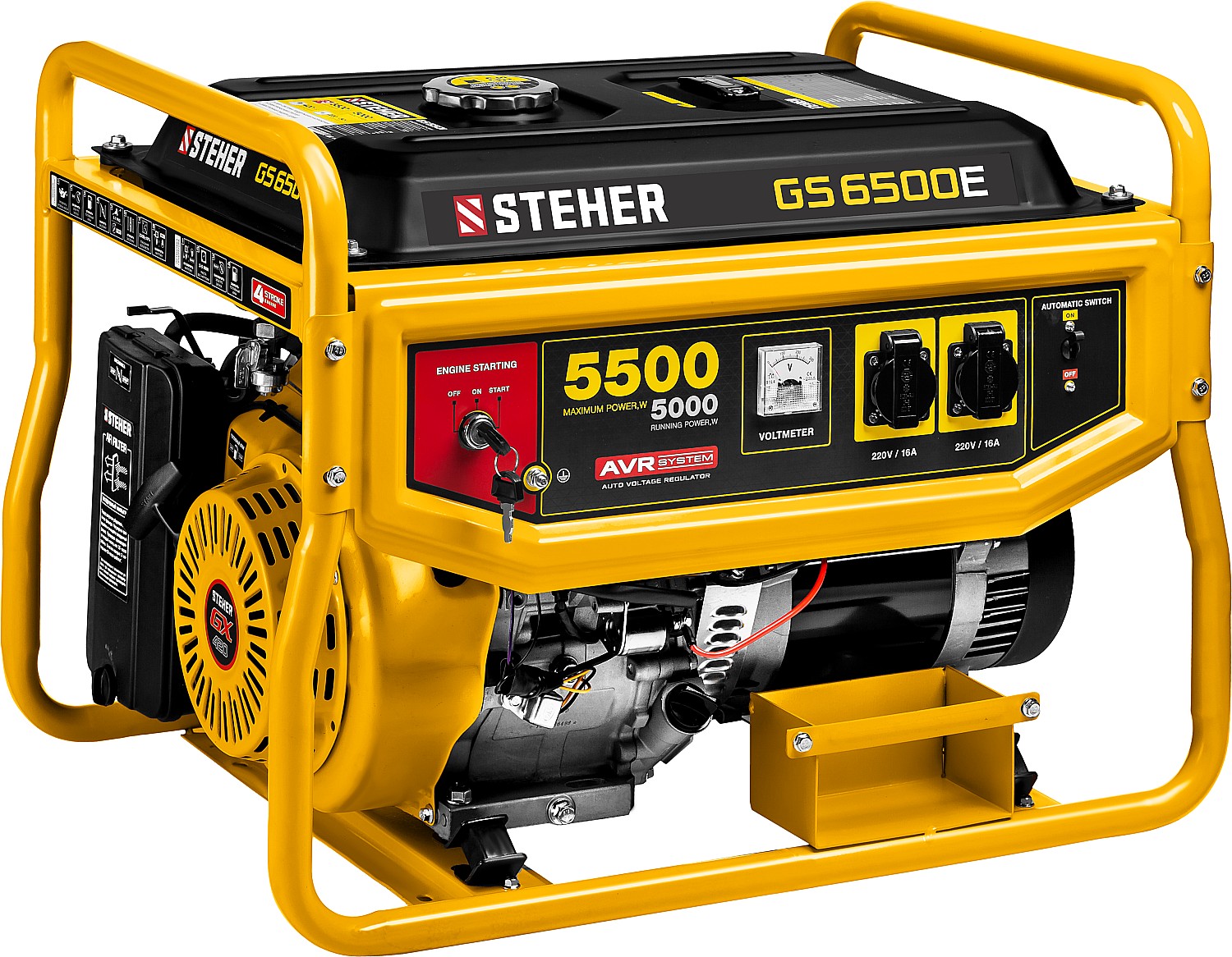 Генератор бензиновый Steher GS-6500Е