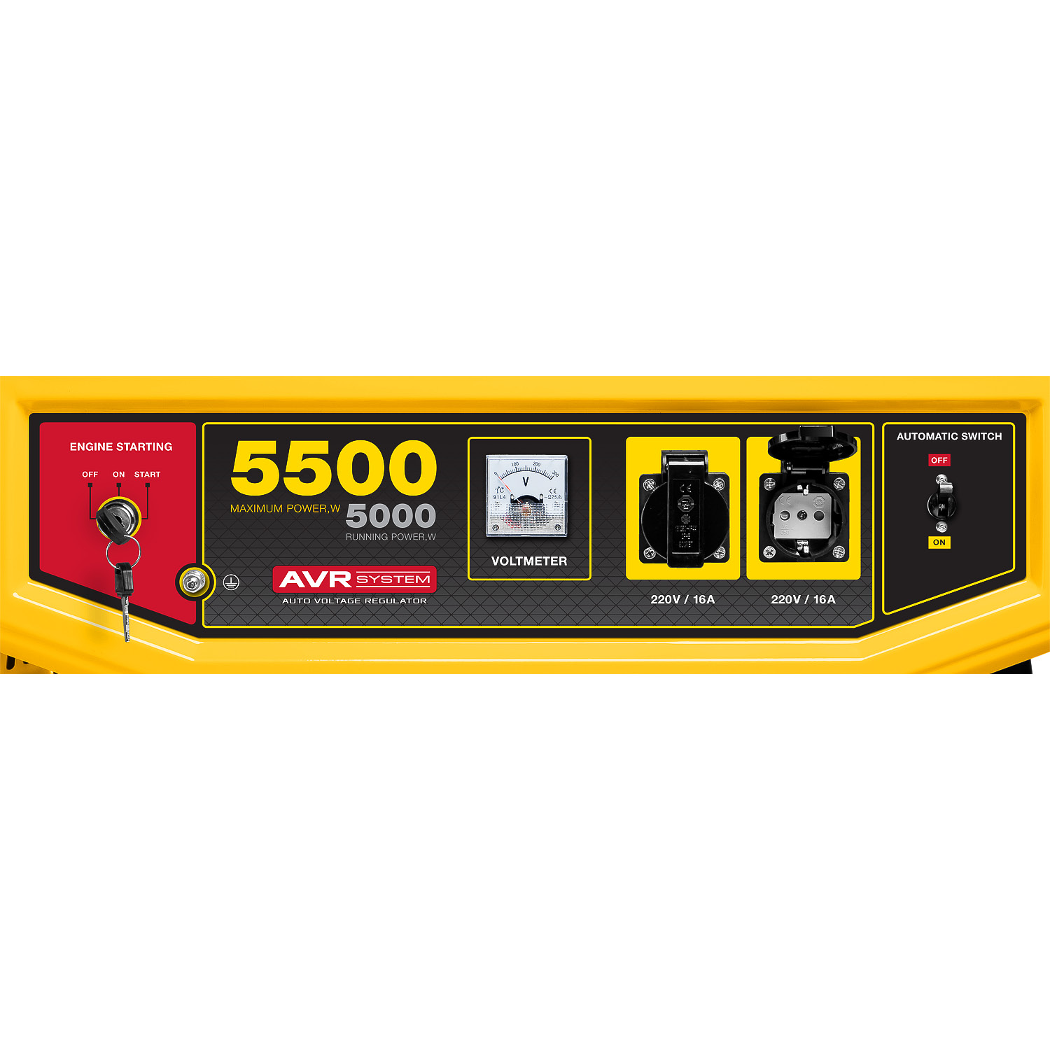 Генератор бензиновый Steher GS-6500Е - фото