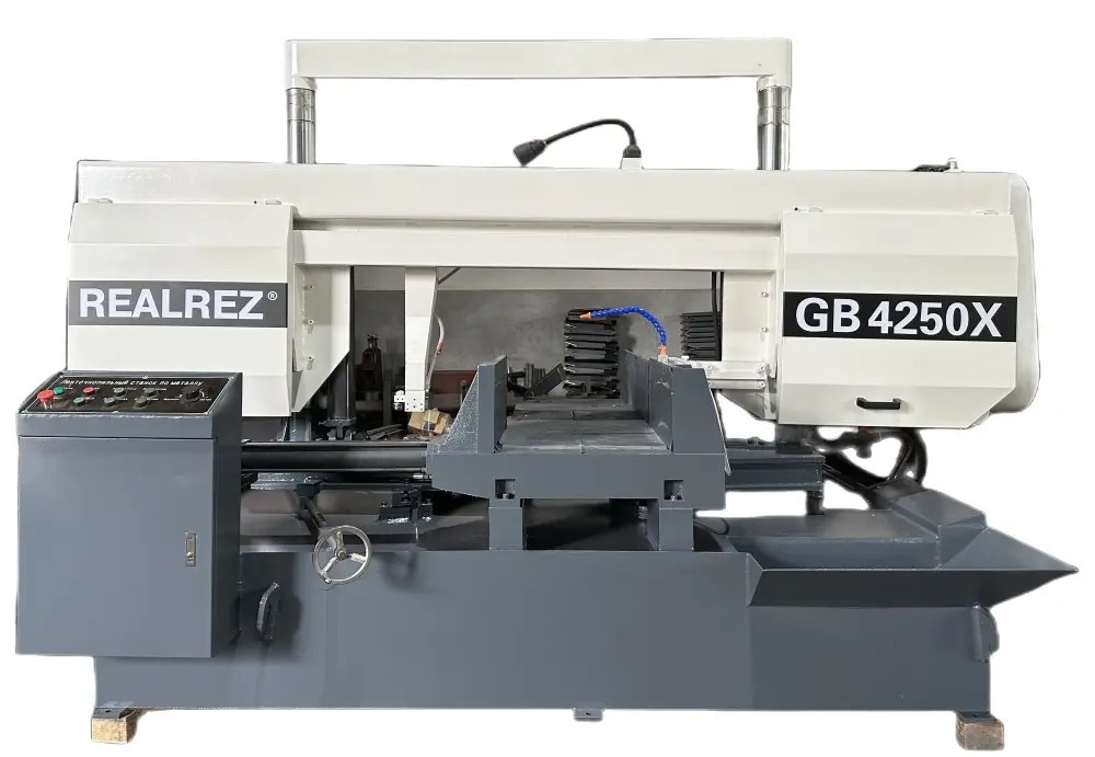 Станок ленточный полуавтоматический REALREZ GB4250X