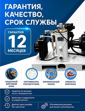 Винтовой безкожуховый компрессор Spitzenreiter S-3D 220 В - фото