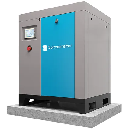 Компрессор винтовой Spitzenreiter S-7.5DF с частотным преобразователем 10 бар - фото