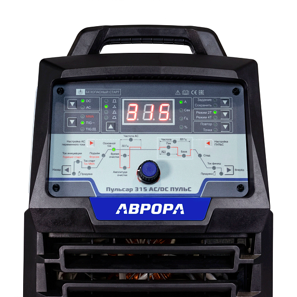Аппарат аргонодуговой сварки АВРОРА Пульсар 315 AC/DC ПУЛЬС м.2.0 — фото 7