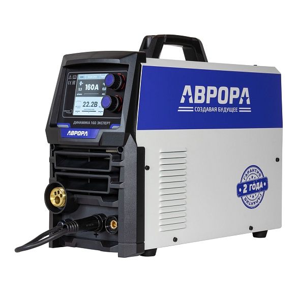 Инверторный сварочный полуавтомат АВРОРА Динамика 160 ЭКСПЕРТ LCD, 3в1, двойной пульс — фото 8