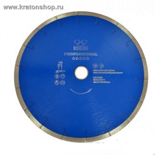 Диск алмазный KEOS Professional сплошной (керамогранит) 180мм/25,4/22,23