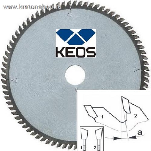 Диск пильный по металлу KEOS 250x30 z80