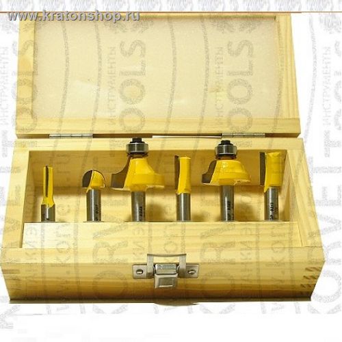 Набор фрез д/декоратив применения 6шт хв 8мм