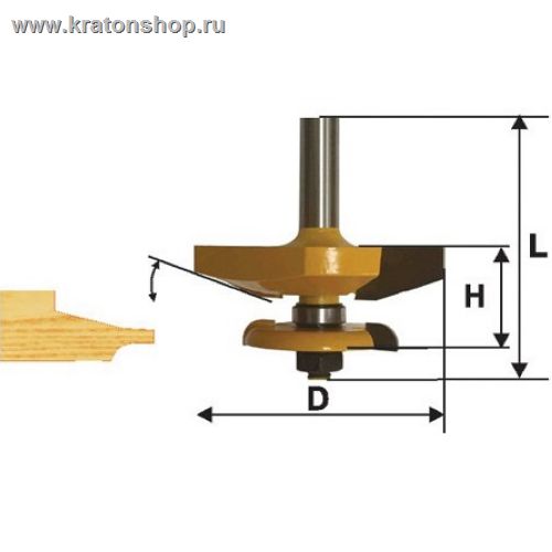 Фреза фигир горизонтальная дв/ст ф79,4мм хв 12мм