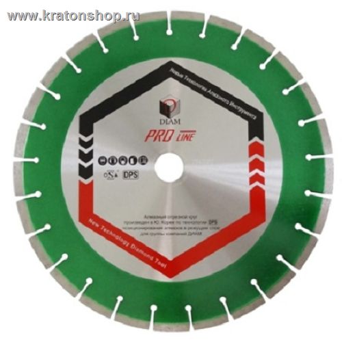 Диск алмазный Diam Pro Line сегментный (гранит) 450*3,4*10,0*60/50