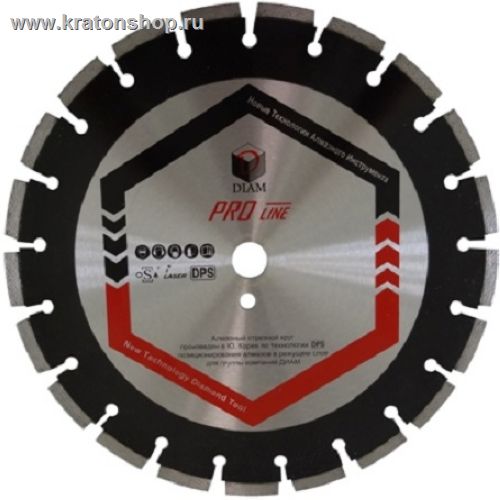 Диск алмазный Diam Pro Line сегментный (асфальт) 500*3,6*10,0*25,4