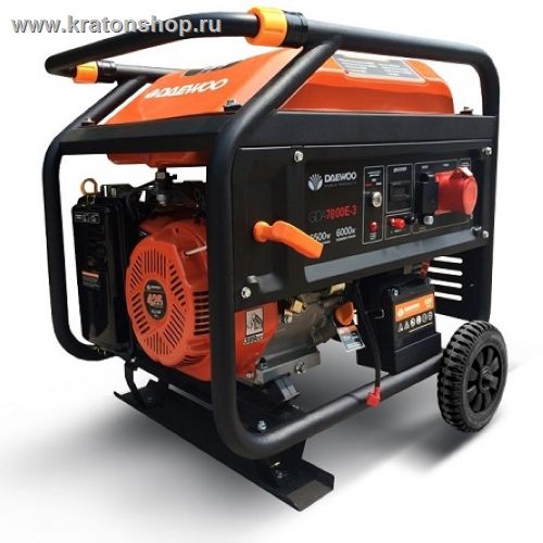 Генератор бензиновый Daewoo GDA 7800E-3